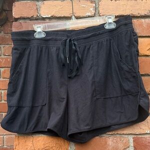 Athletic Works Women's Black Athletic Shorts